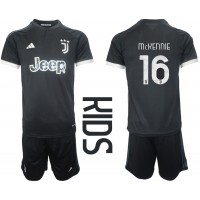 Juventus Weston McKennie #16 3rd trikot Kinder 2023-24 Kurzarm (+ Kurze Hosen)